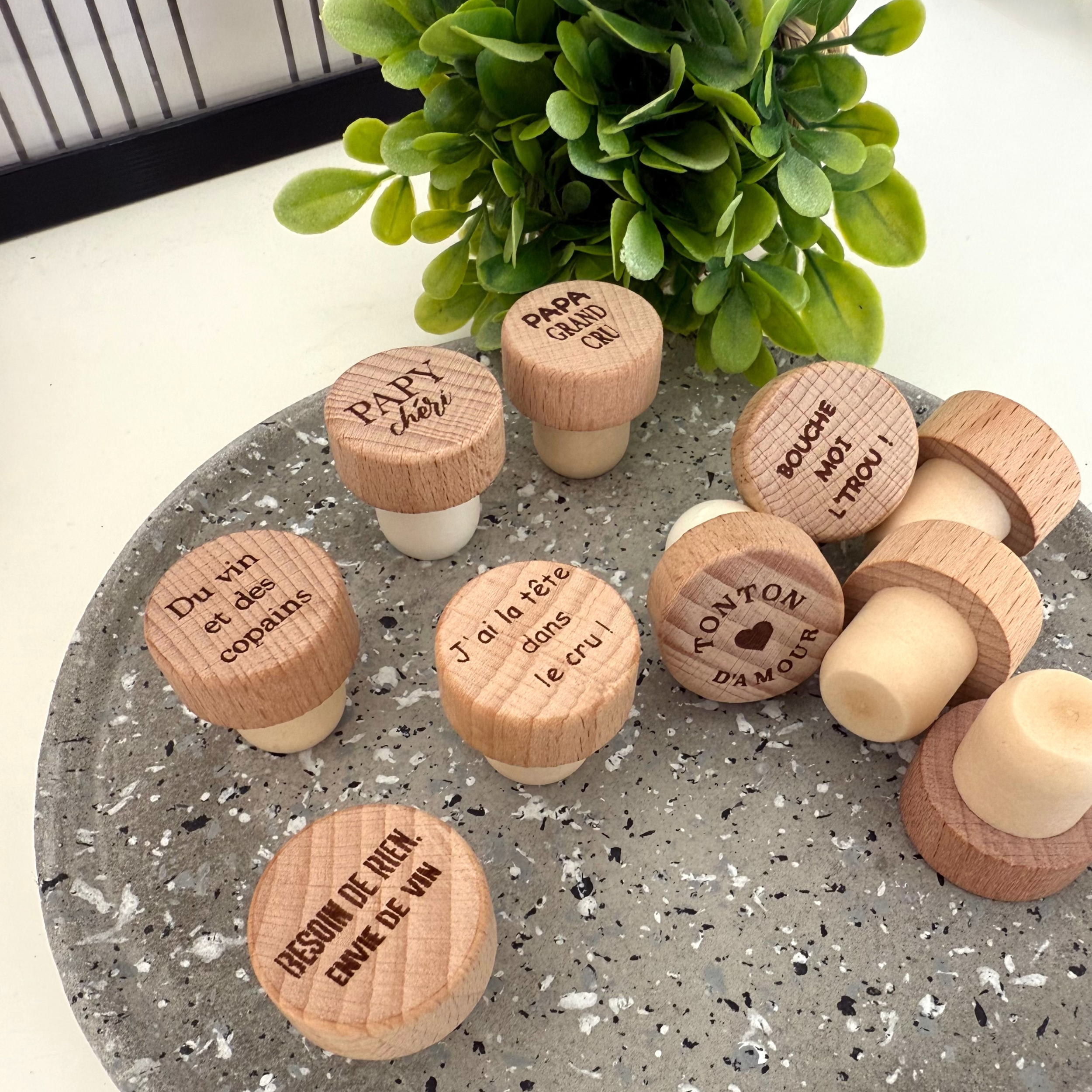 Bouchon de vin en bois – Image 3