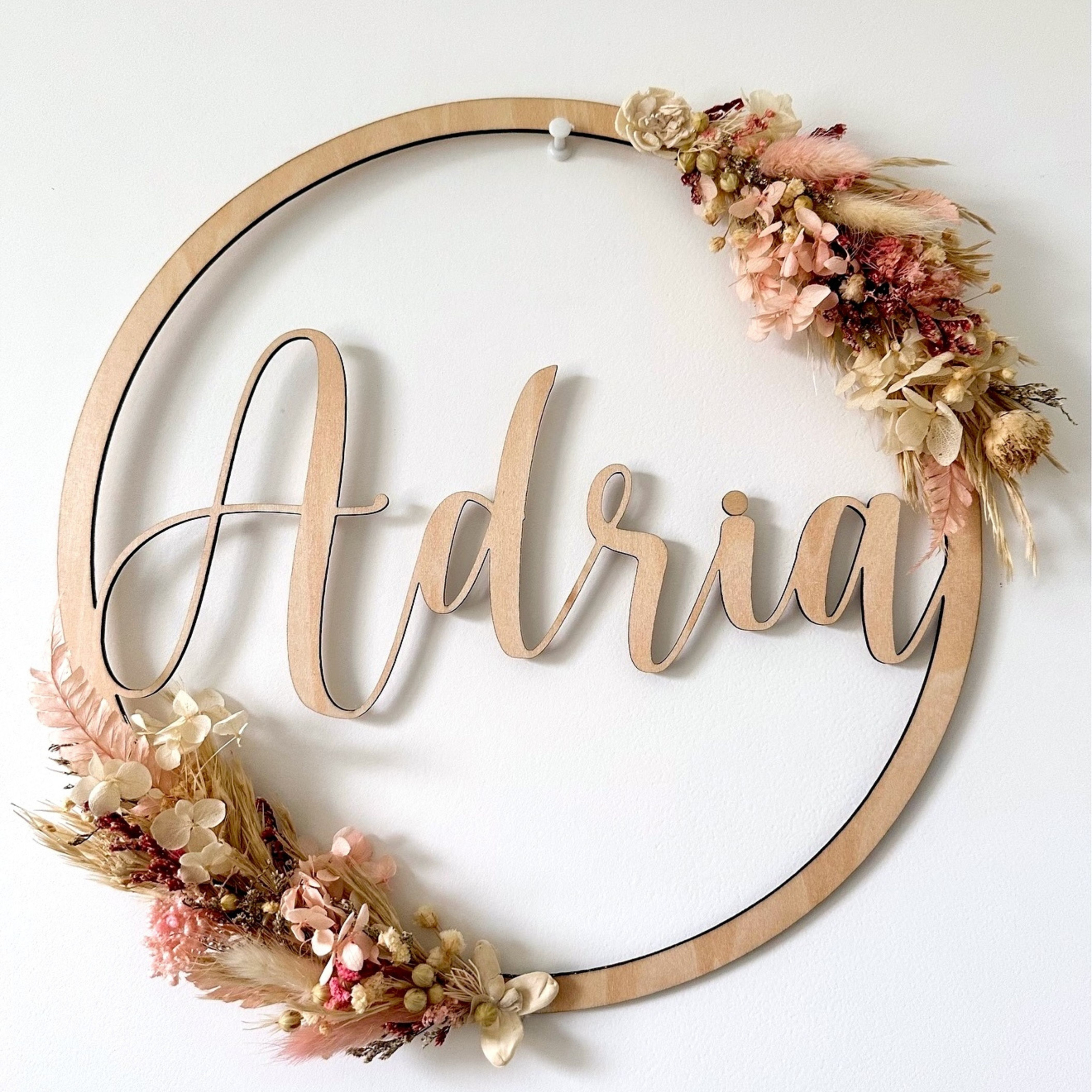 Couronne prenom fleurie – Image 4