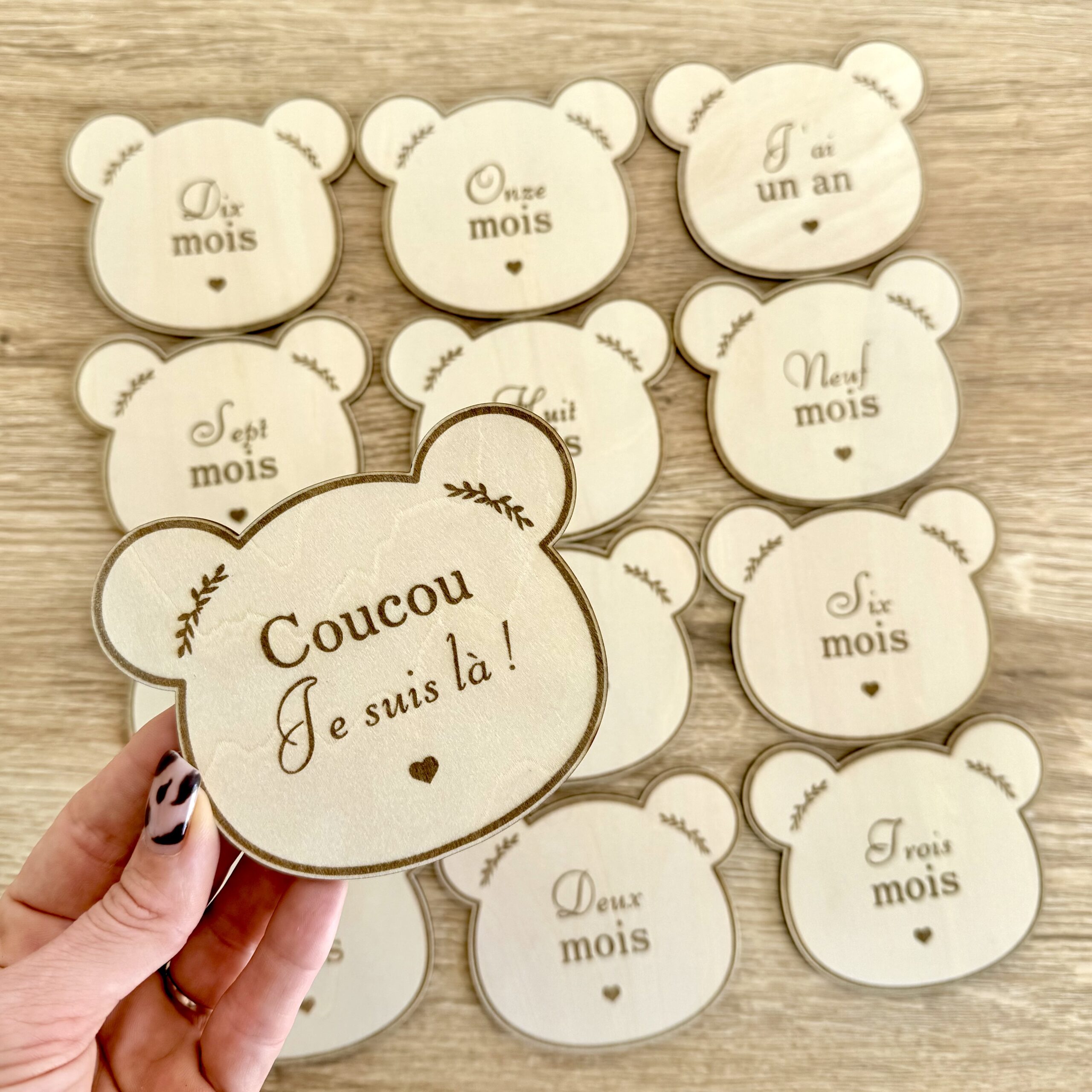 cartes étapes bébé