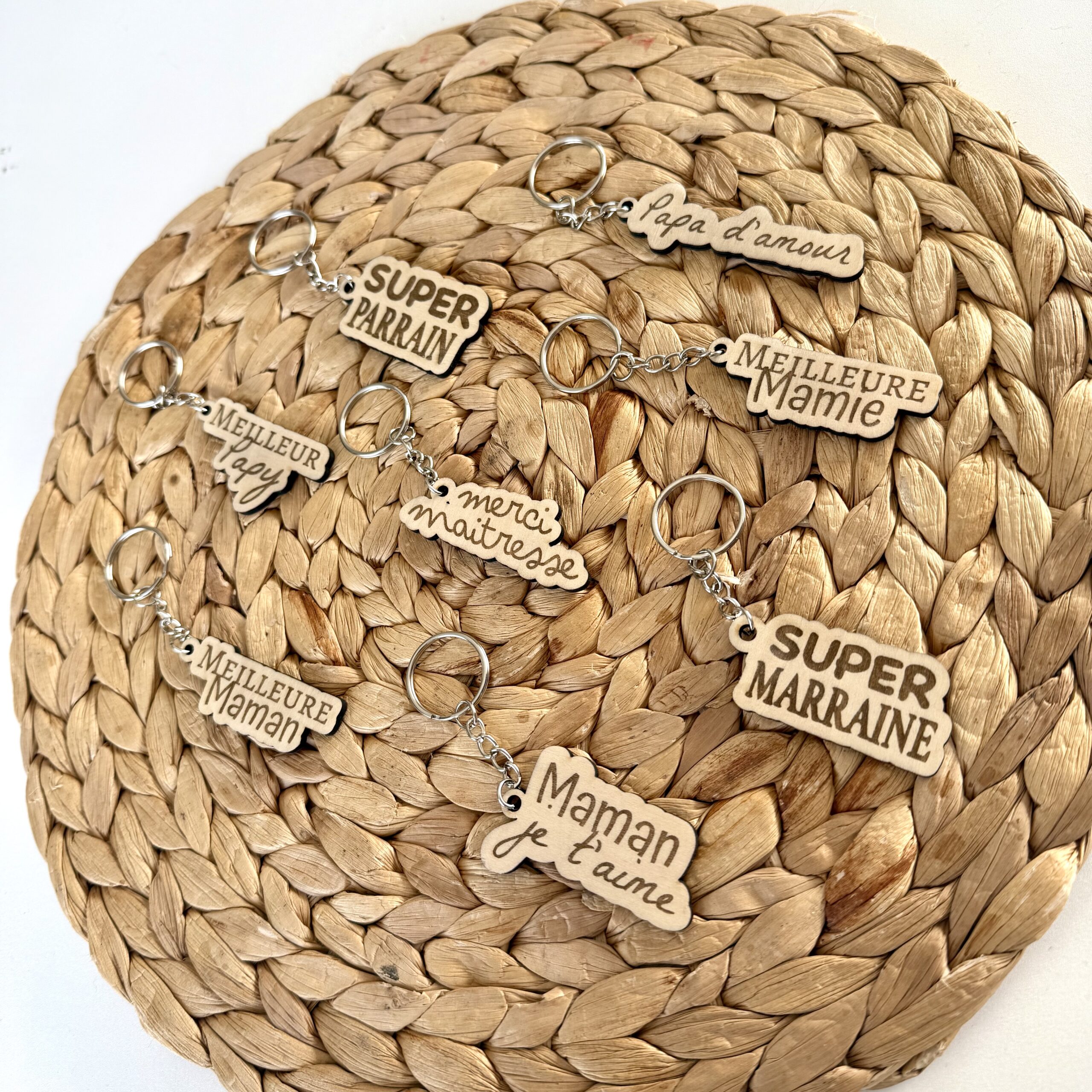 Porte clefs en bois – Image 3