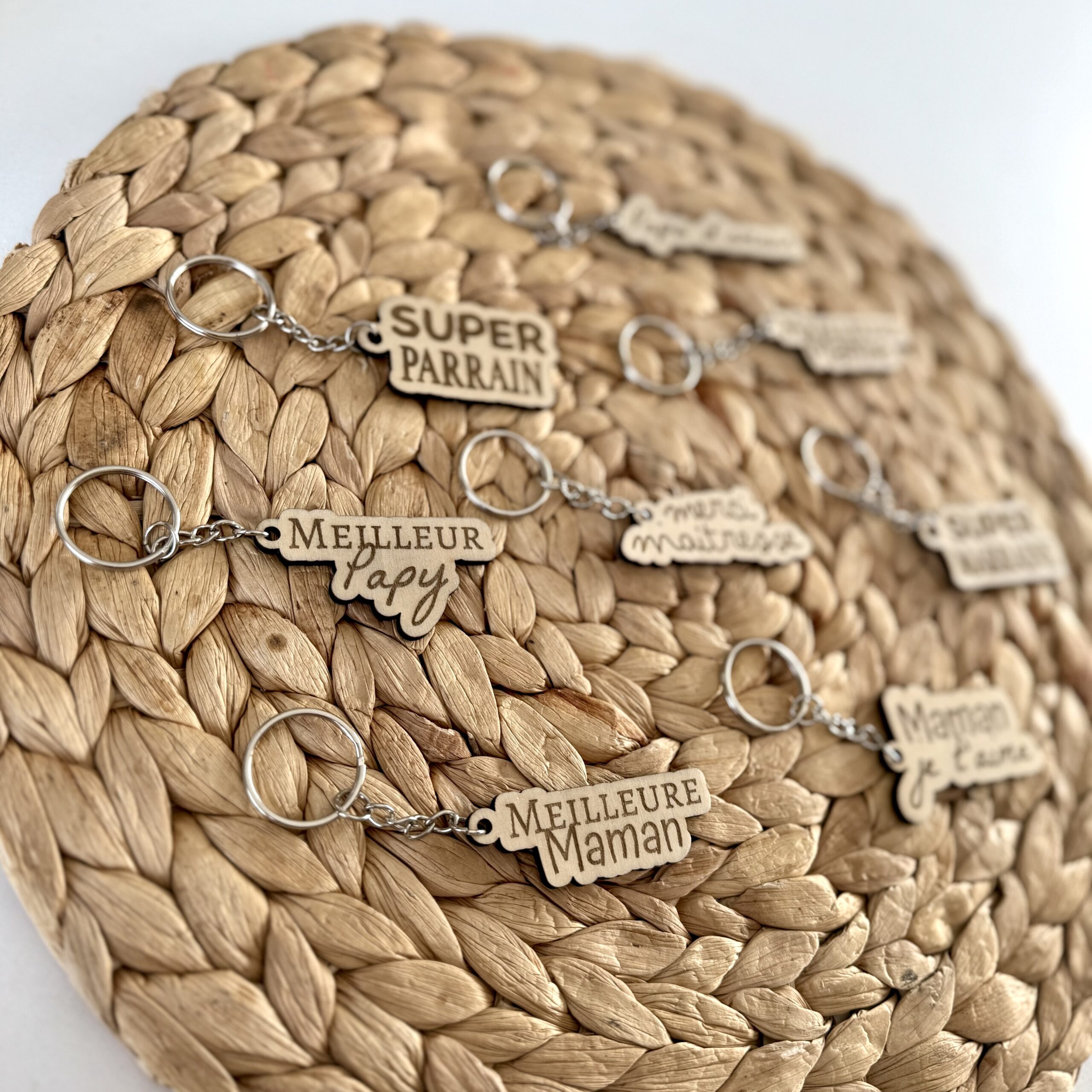 Porte clefs en bois – Image 4