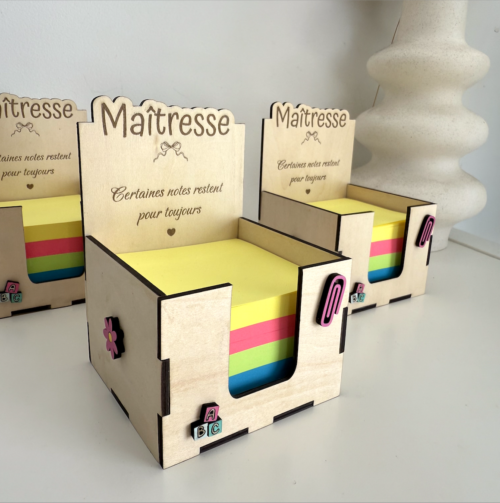 Porte post it personnalisé